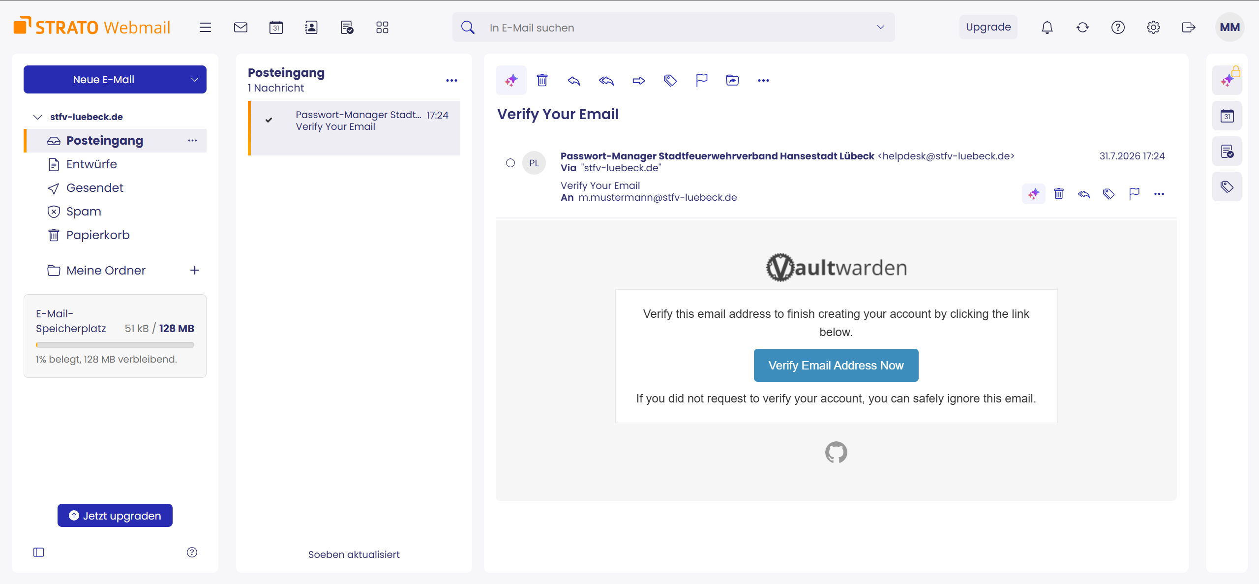 Verify Email Address Now